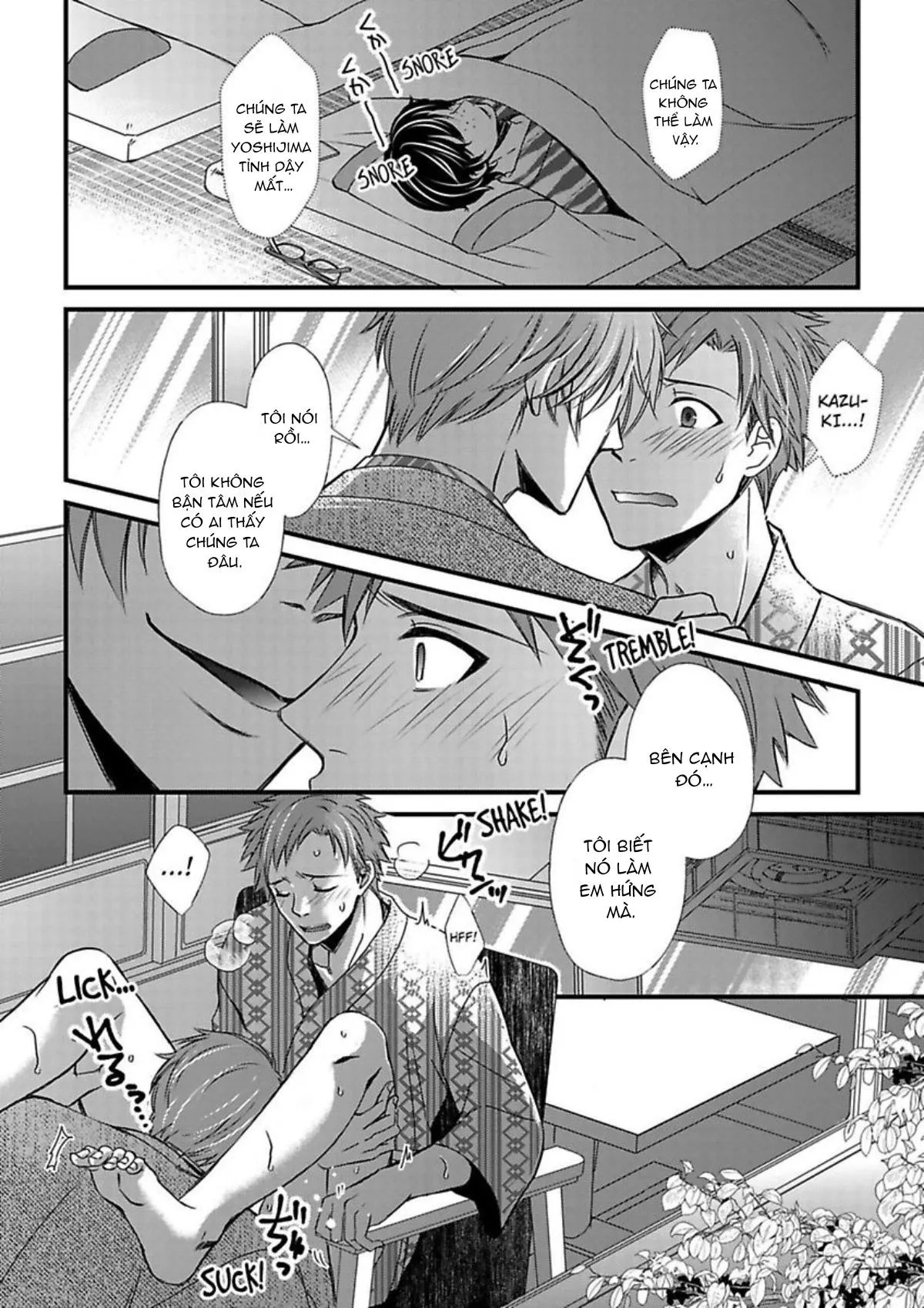 Cuộc chơi ba người của trai thẳng - Hai chàng trai đang theo đuổi tôi Chapter 10 Trang 14
