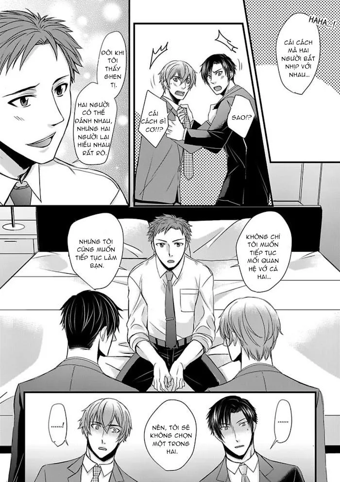 Cuộc chơi ba người của trai thẳng - Hai chàng trai đang theo đuổi tôi Chapter 2 Trang 17