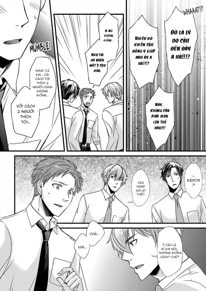 Cuộc chơi ba người của trai thẳng - Hai chàng trai đang theo đuổi tôi Chapter 4 Trang 14