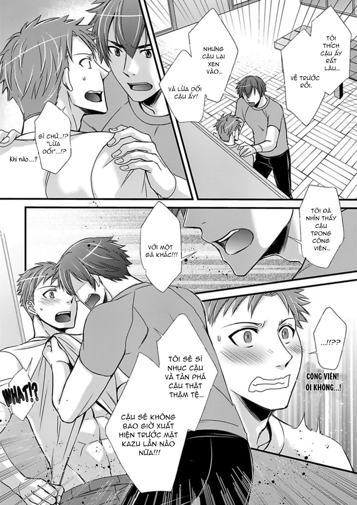 Cuộc chơi ba người của trai thẳng - Hai chàng trai đang theo đuổi tôi Chapter 6 Trang 10