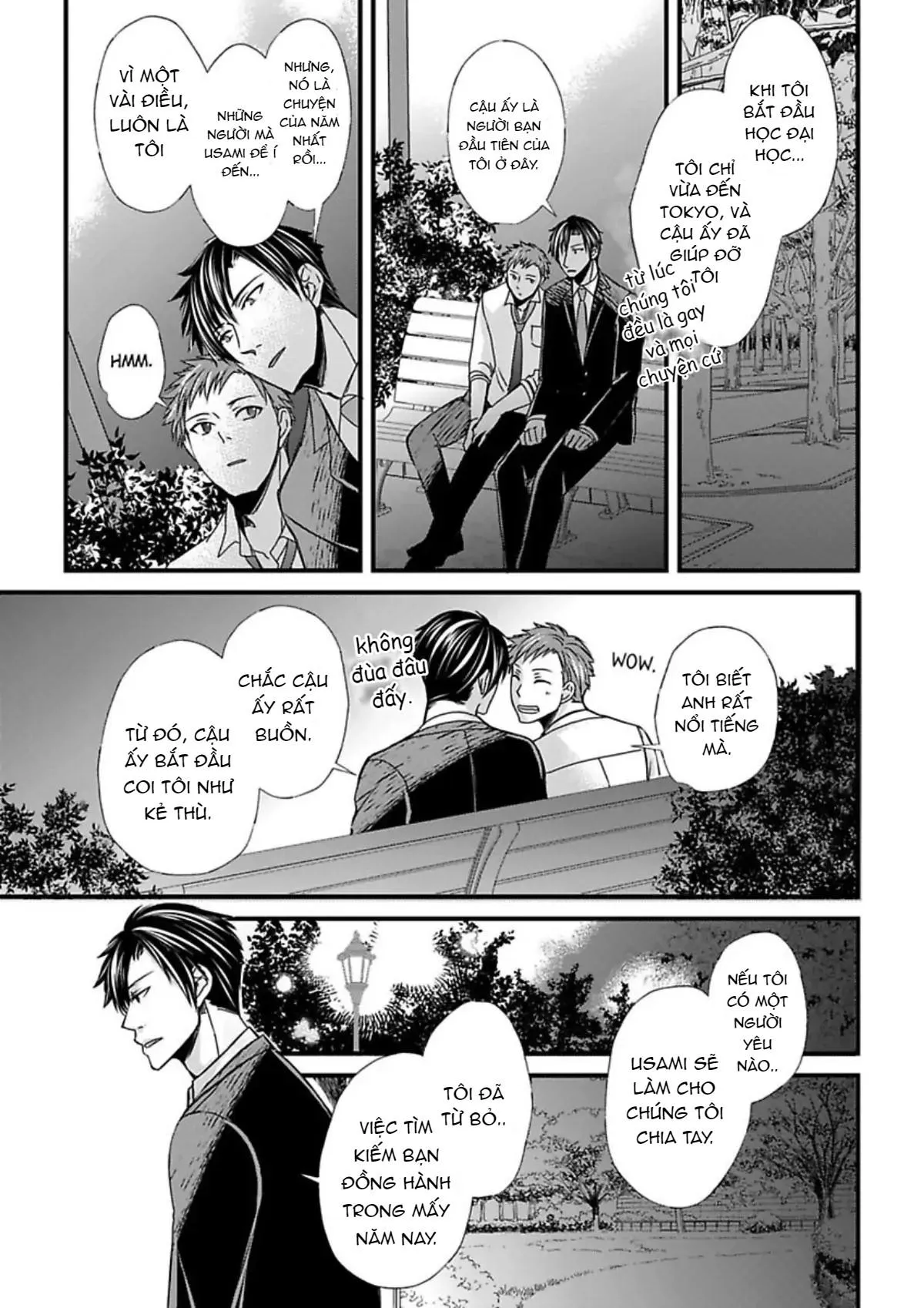 Cuộc chơi ba người của trai thẳng - Hai chàng trai đang theo đuổi tôi Chapter 8 Trang 13