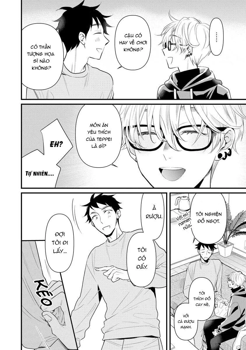 Anh chàng dễ thương tôi gặp qua app là một Idol Chapter 2 Trang 11