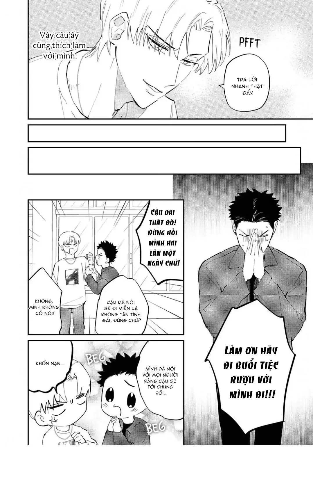 Anh Sinh Viên Thích Mông Bị Tên Biến Thái Vụng Về Mê Hoặc Chapter 3 Trang 20