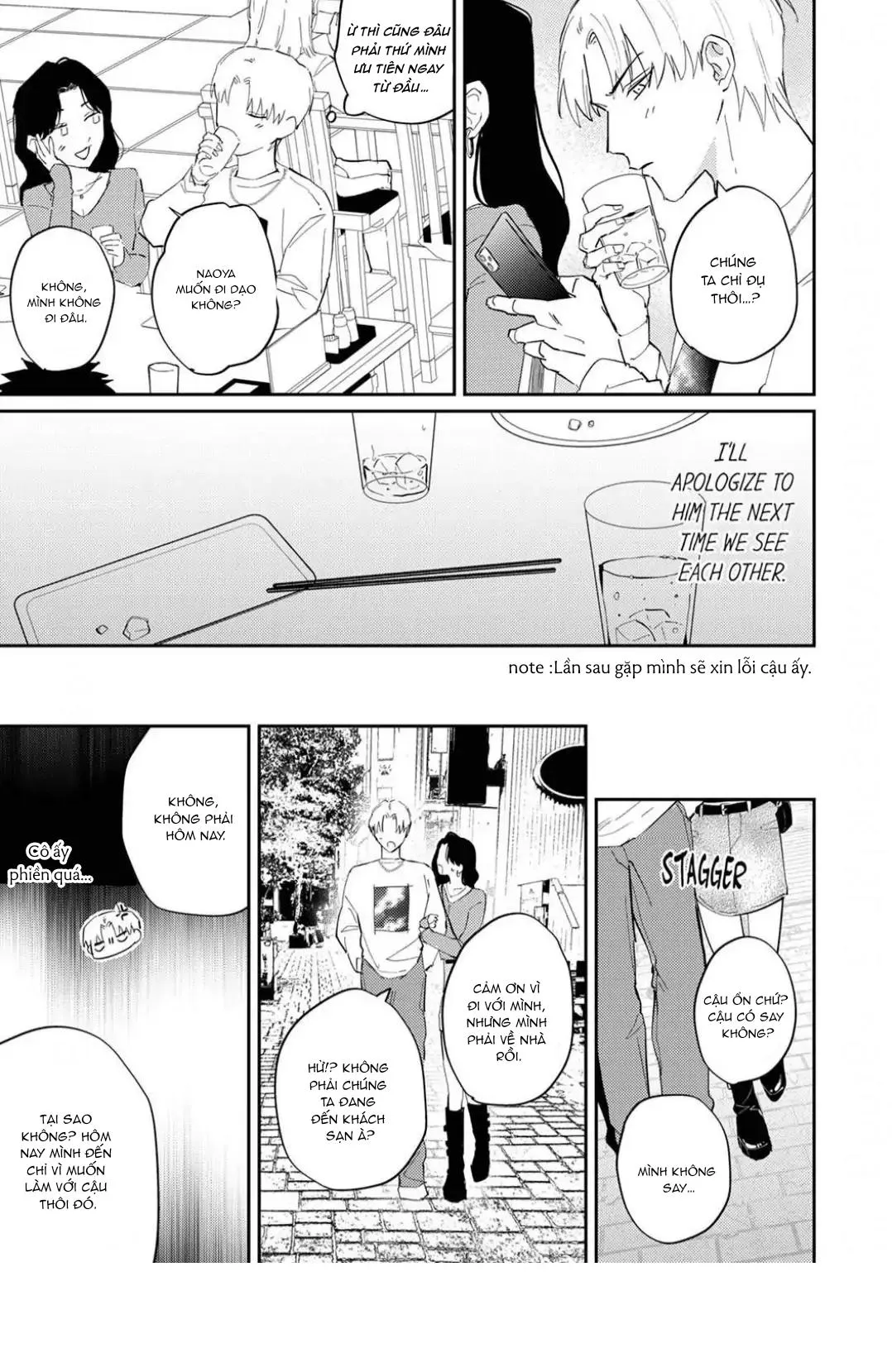 Anh Sinh Viên Thích Mông Bị Tên Biến Thái Vụng Về Mê Hoặc Chapter 3 Trang 23