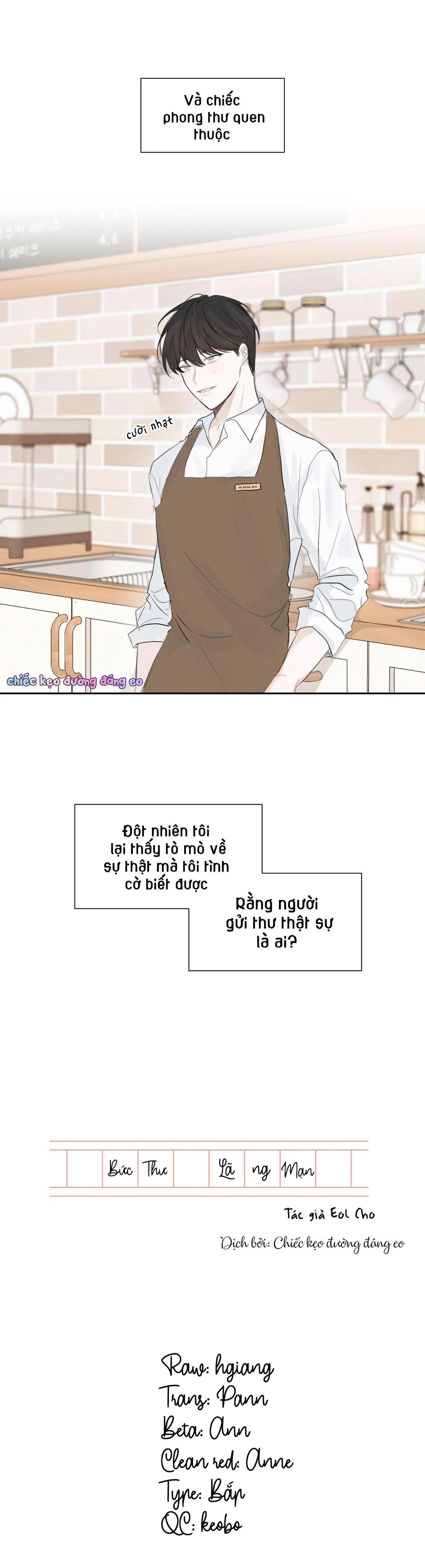 BỨC THƯ LÃNG MẠN Chapter 1 Trang 8
