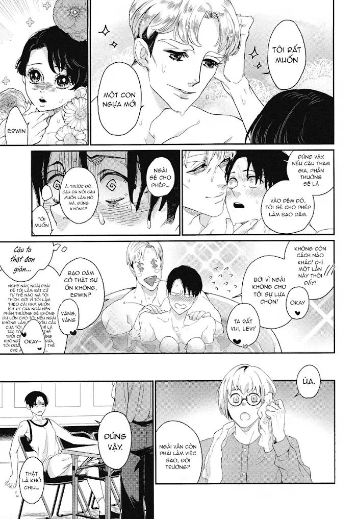 Buổi Biểu Diễn Sắc Tình Của Chỉ Huy Erwin Và Đồng Chí Levi Chapter 1 Trang 7