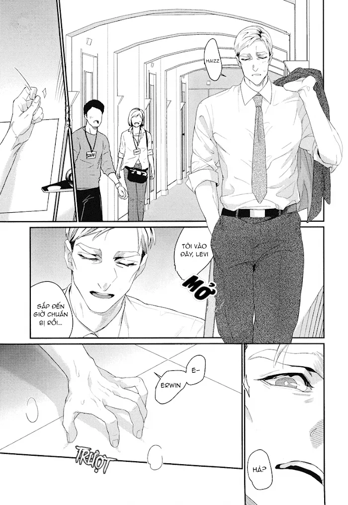 Buổi Biểu Diễn Sắc Tình Của Chỉ Huy Erwin Và Đồng Chí Levi Chapter 1 Trang 9