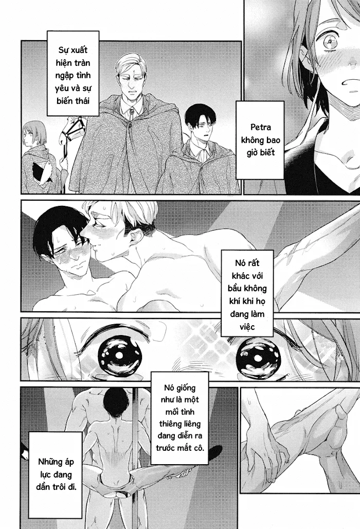 Buổi Biểu Diễn Sắc Tình Của Chỉ Huy Erwin Và Đồng Chí Levi Chapter 1 Trang 24