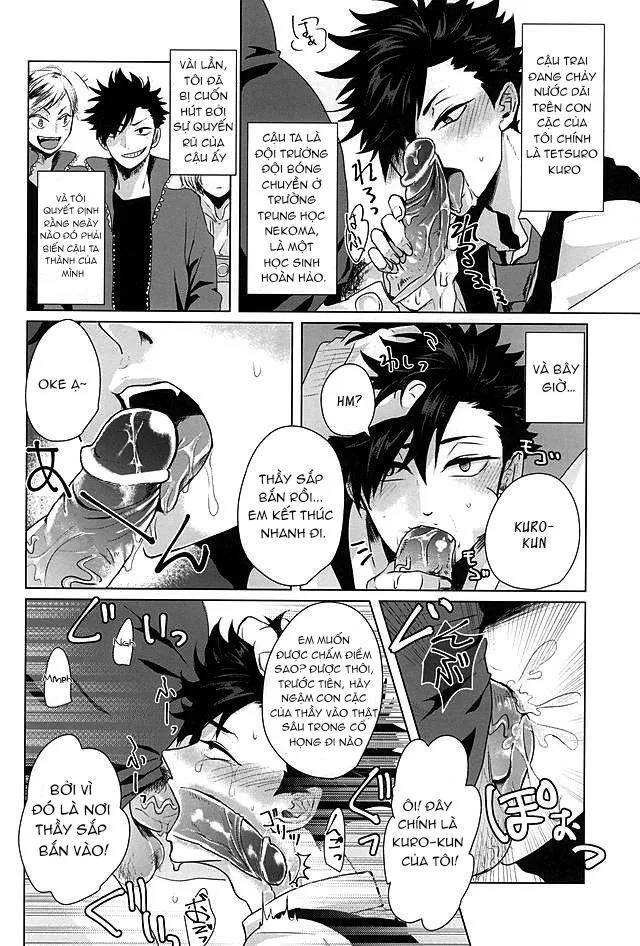 Buổi Học Phụ Đạo Của Kuro-kun Và Thầy Giáo Tận Tụy!! Chapter 1 Trang 4