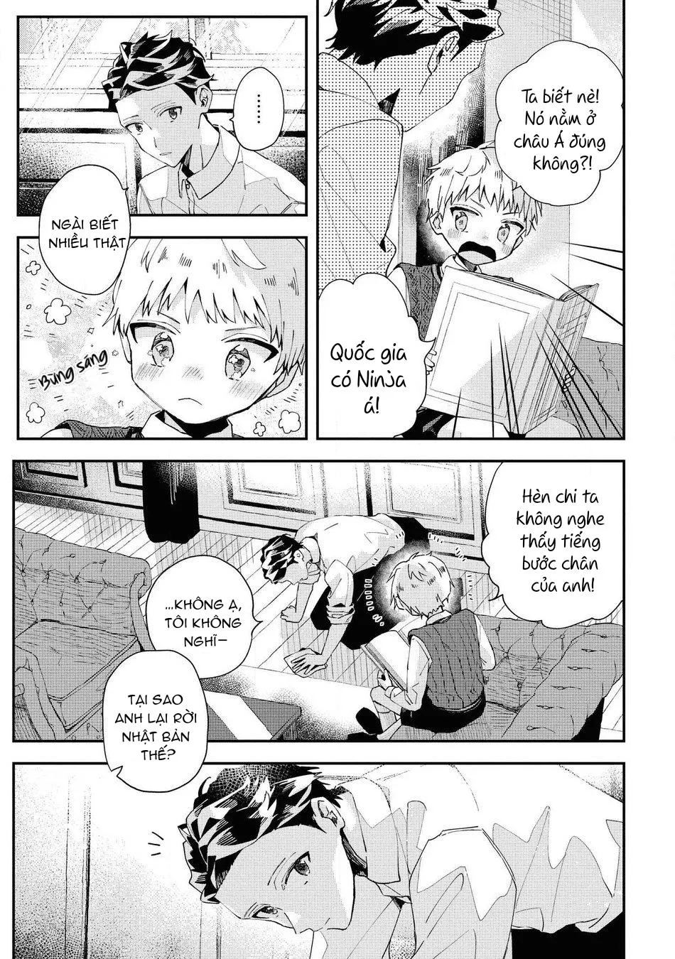 Cậu nhóc tóc vàng và chàng quản gia người Nhật Chapter 1 Trang 13