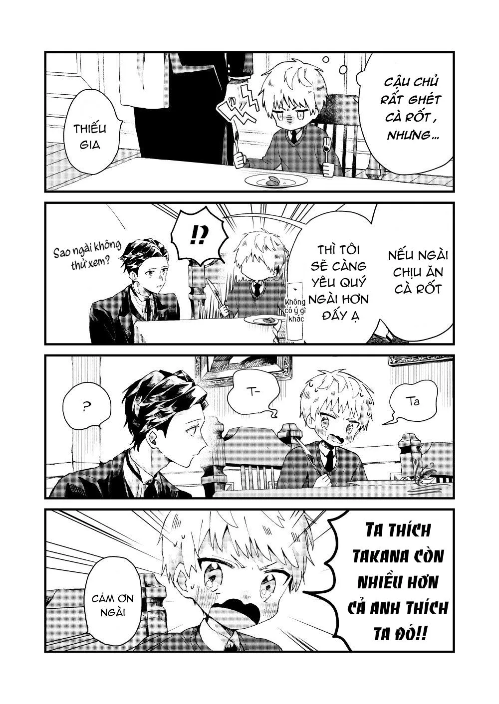 Cậu nhóc tóc vàng và chàng quản gia người Nhật Chapter 1 Trang 34